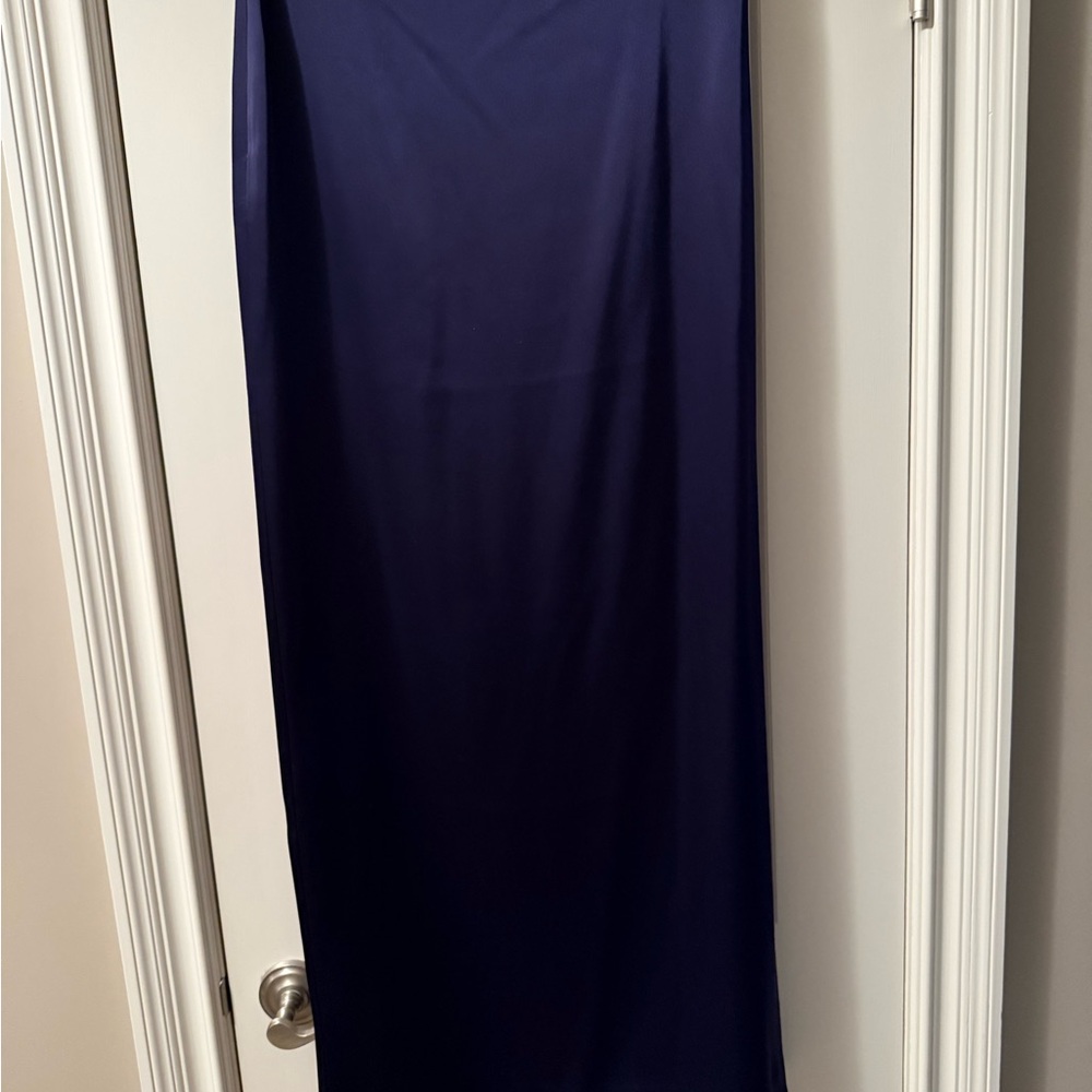 St. John Navy Maxi Skirt